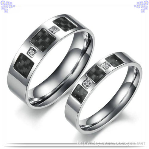 Fashion Jewelry Stainless Steel Couple Rings (HR3593)